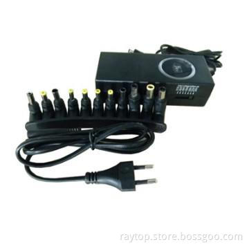 Automatic Laptop Charger 100W, USB Port 5V/2.1A, 10 Tips, LED Loop